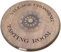 A4-Village-Crossing-Ships-Wheel-Barrel-Head-Carving        